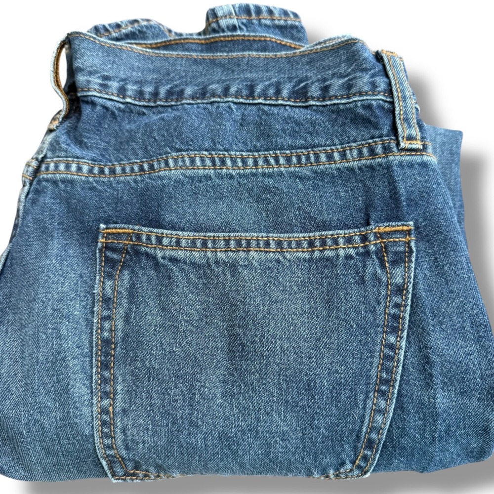 Old Navy‎ Men's Slim 42x32 (Fits 34x30)Built In Tough Jeans Blue Cotton